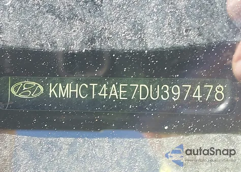 2013 Hyundai Accent Gls z USA, uszkodzony, nr VIN KMHCT4AE7DU397478